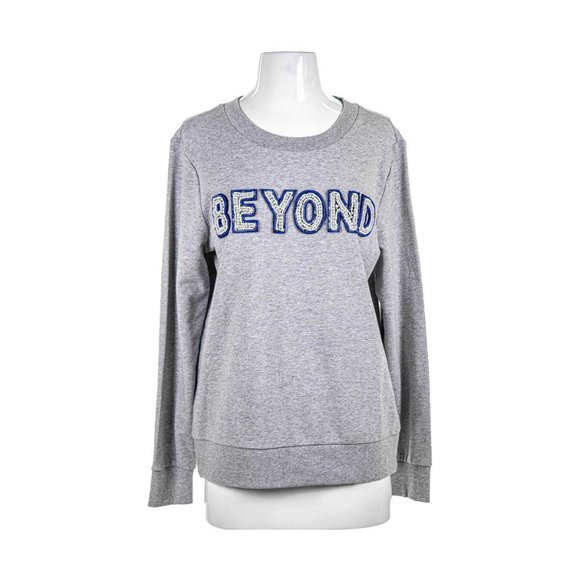 Scripted Pullovers MED Grey - Picture 1 of 2